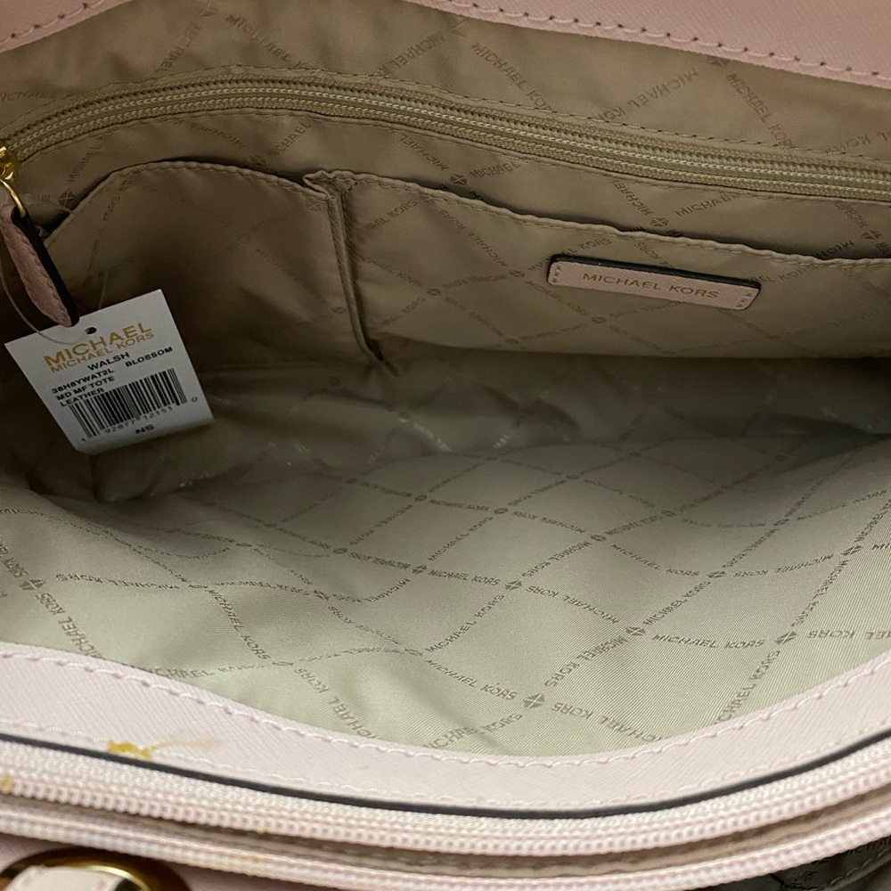 Michael Kors Walsh Medium Multifunction (MF) Saffiano Leather Tote - Pink - Picture 7 of 10